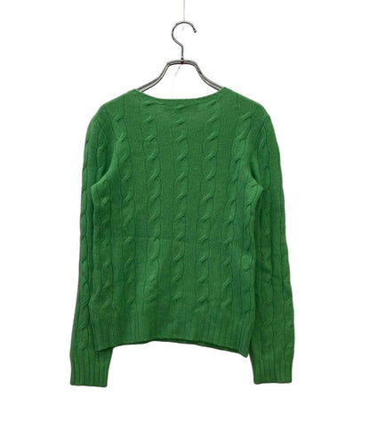 RALPH LAUREN PURPLE LABEL 長袖ニット カシミア100% ケーブル レディース SIZE S ラルフローレンパープルレーベル