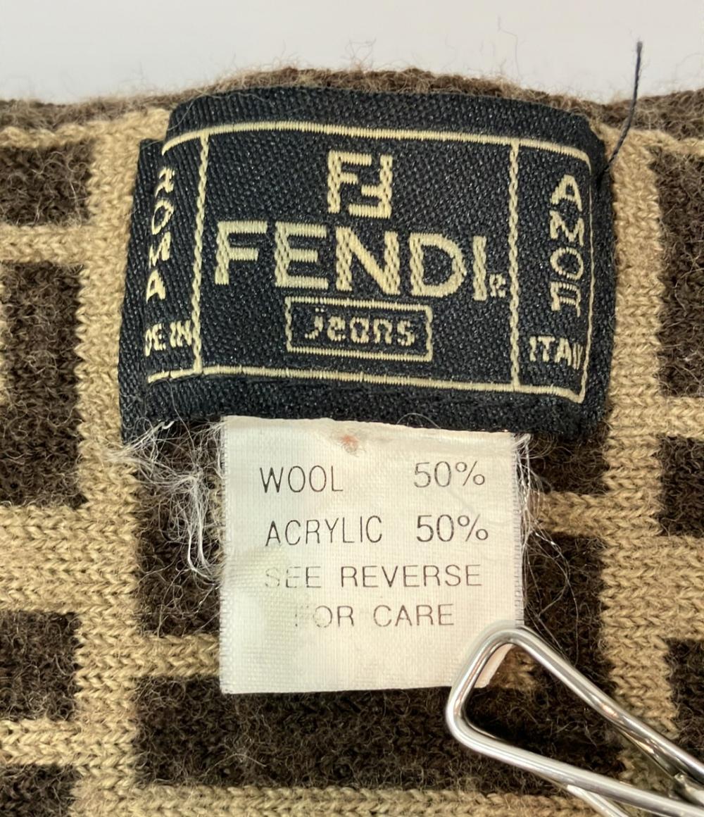 フェンディ マフラー ズッカ レディース FENDI