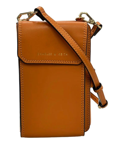 美品 チャールズ＆キース ショルダーバッグ スマホポーチ 斜め掛け レディース CHARLES＆KEITH