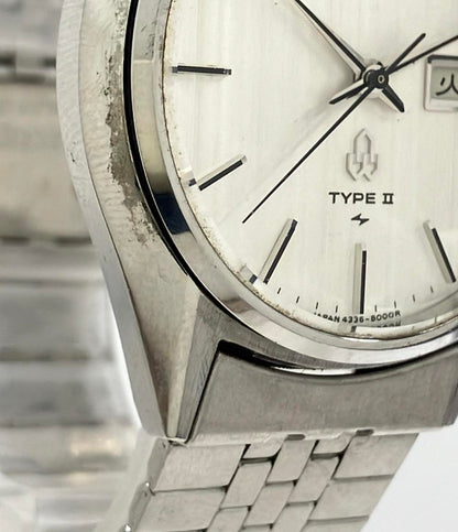 SEIKO 腕時計 TYPE II クオーツ シルバー 4336-8000 メンズ セイコー