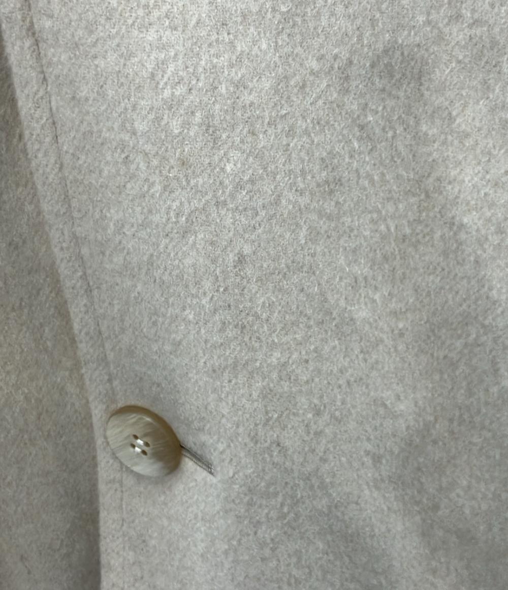 GALERIE VIE ロングコート セレクトショップ ウール100% ダブルクロスショートビーバー フーデッドラグランコート レディース SIZE F (M)