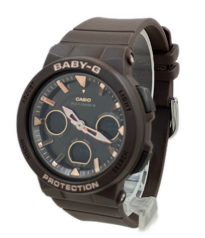 美品 CASIO 腕時計 Baby-G ソーラー ブラウン BGA-2510 レディース カシオ