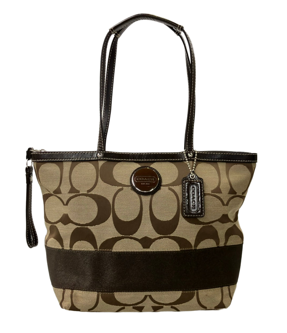 COACH トートバッグ ショルダーバッグ 肩掛け シグネチャー F15112 レディース コーチ
