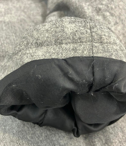 ブラックレーベルクレストブリッジ ピーコート THINDOWN シャドークレストブリッジチェックPコート メンズ SIZE M BLACK LABEL CRESTBRIDGE