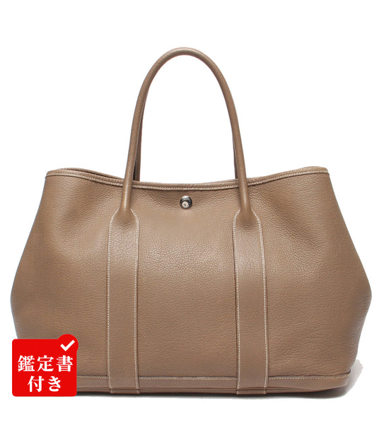 HERMES トートバッグ □L刻印 シルバー金具 ガーデンパーティPM レディース エルメス