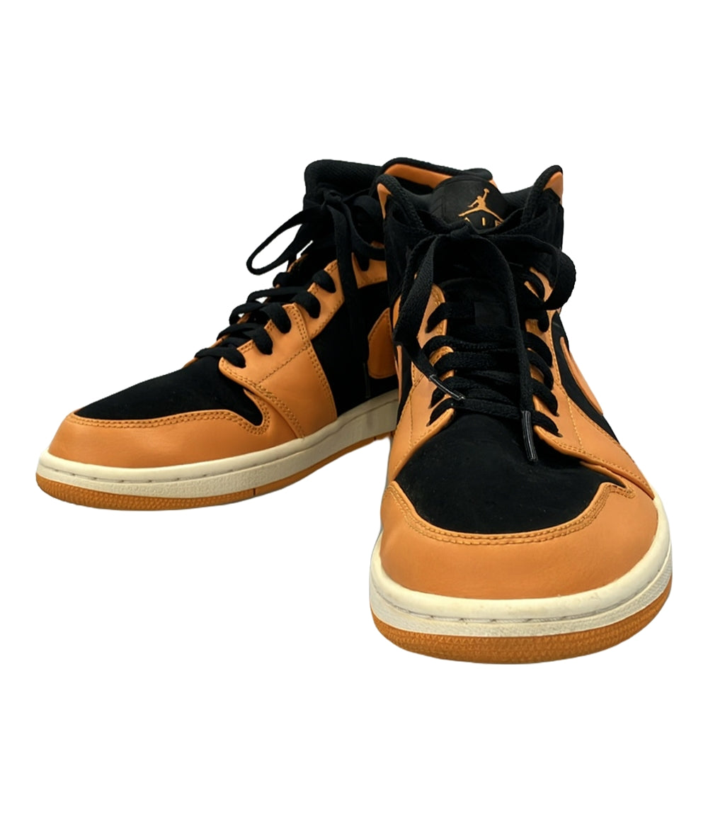 ジョーダンブランド ミドルカットスニーカー AIR JORDAN 1 MID Orange Peel 554724-081 メンズ SIZE 28 (XL) JORDAN BRAND