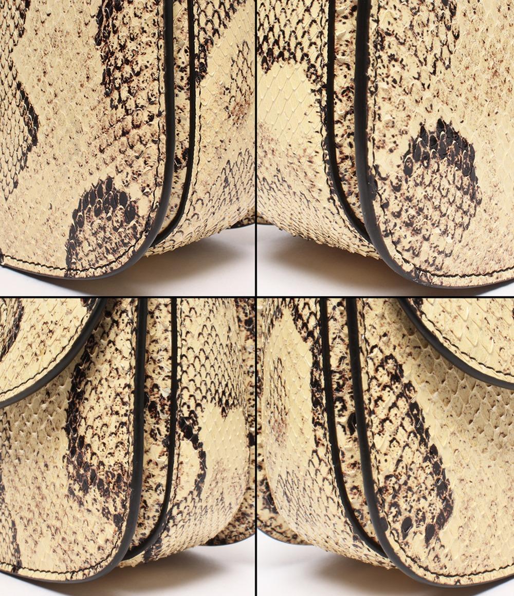 GUCCI 2wayショルダーバッグ ハンドバッグ 斜め掛け パイソン柄 1947 バンブー 686858 486628 レディース グッチ