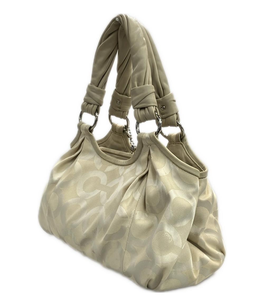 コーチ トートバッグ ショルダーバッグ 肩掛け キャンバス レザー オプアート 13441 レディース COACH