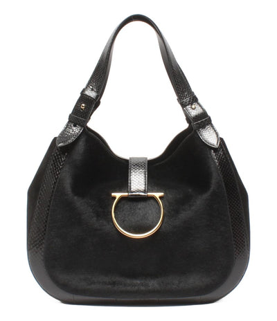 美品 サルヴァトーレフェラガモ ショルダーバッグ 肩掛け ガンチーニ レディース Salvatore Ferragamo