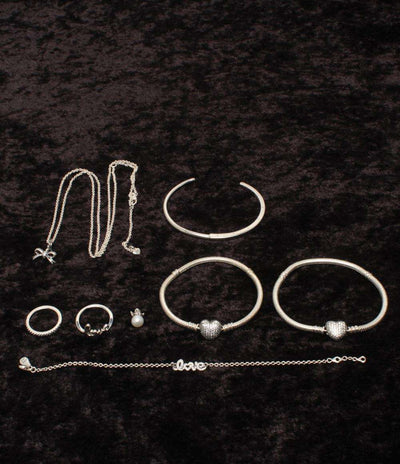 PANDORA ネックレス バングル リング ペンダントトップ 8点セット SV925 レディース パンドラ