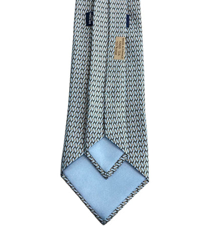 美品 エルメス ネクタイ シルク100% 総柄 メンズ HERMES