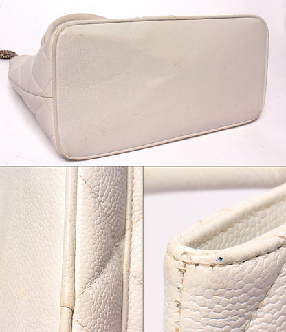 CHANEL トートバッグ ショルダーバッグ 肩掛け シルバー金具 5番台 マトラッセ レディース シャネル