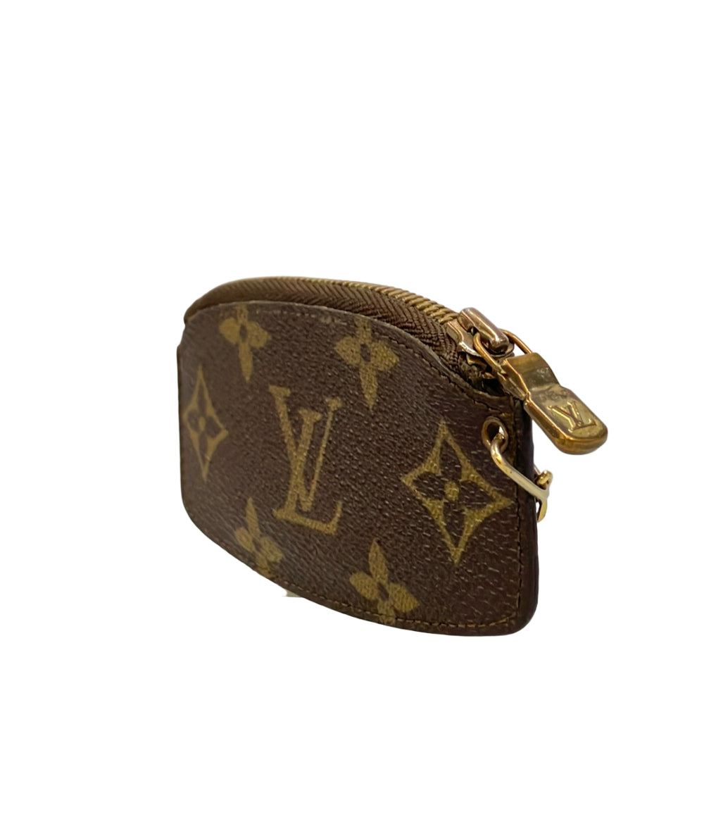 ルイヴィトン モノグラム エテュイ クレピア ケース M62690 茶 LOUIS VUITTON コインケース キーリング付き エテュイ・クレピア