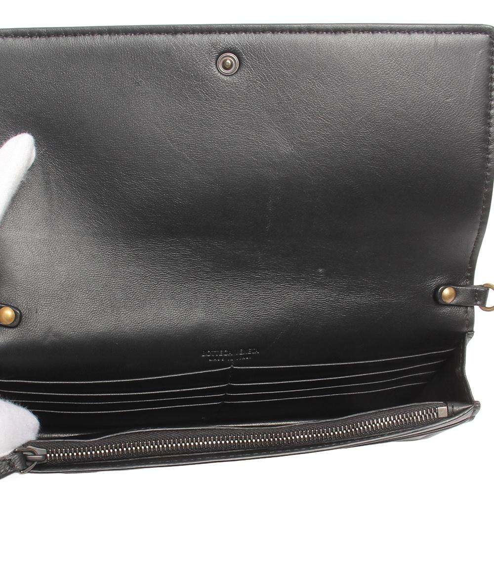ボッテガ・ヴェネタ ショルダーウォレットバッグ イントレチャート レディース BOTTEGA VENETA