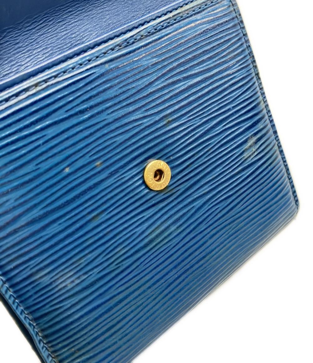 ルイ・ヴィトン 三つ折り財布 ポルトモネビエカルトクレディ エピ M63485 メンズ LOUIS VUITTON