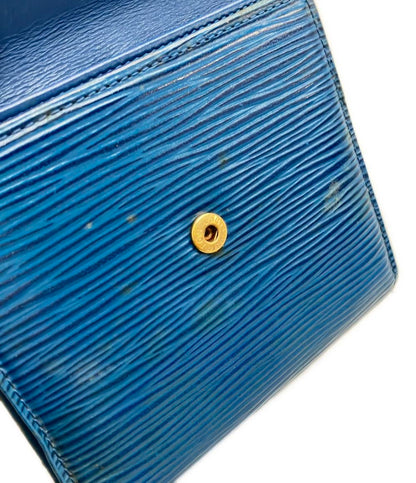 ルイ・ヴィトン 三つ折り財布 ポルトモネビエカルトクレディ エピ M63485 メンズ LOUIS VUITTON