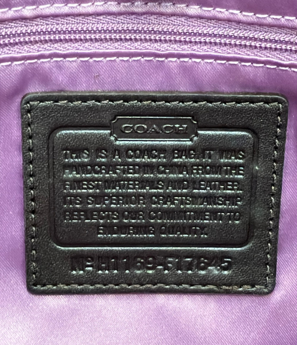 美品 COACH トートバッグ ショルダーバッグ 肩掛け シグネチャー F17645 レディース コーチ