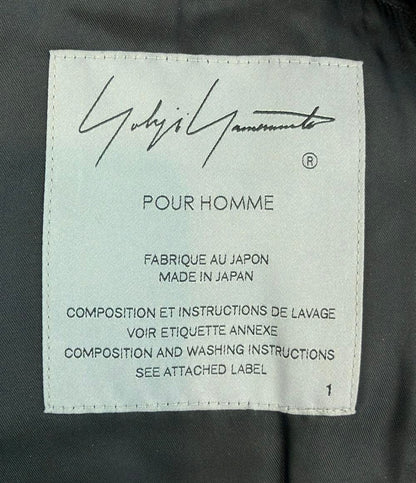 美品 ヨウジヤマモトプールオム ロングコート メンズ SIZE 1 (S) Yohji Yamamoto POUR HOMME