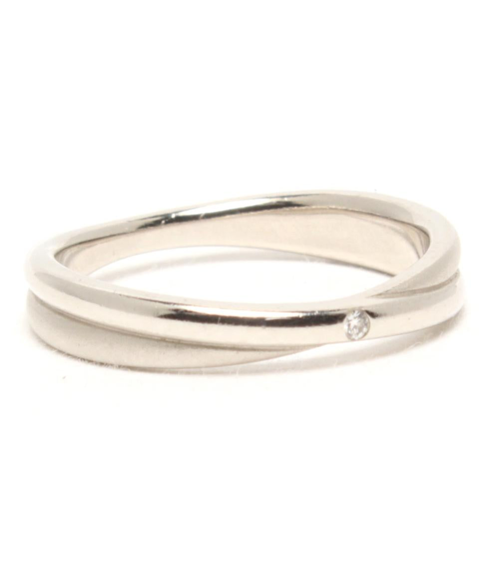 美品 ete リング 指輪 SV925 ダイヤ レディース SIZE 9号 エテ