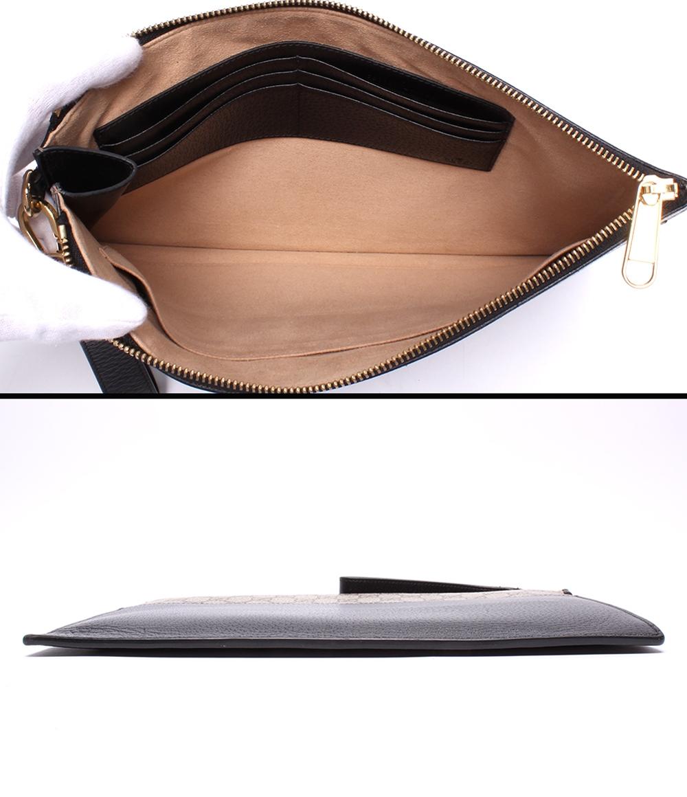 グッチ クラッチバッグ セカンドバッグ カットアウト インターロッキングG GGスプリーム 723320 ユニセックス GUCCI