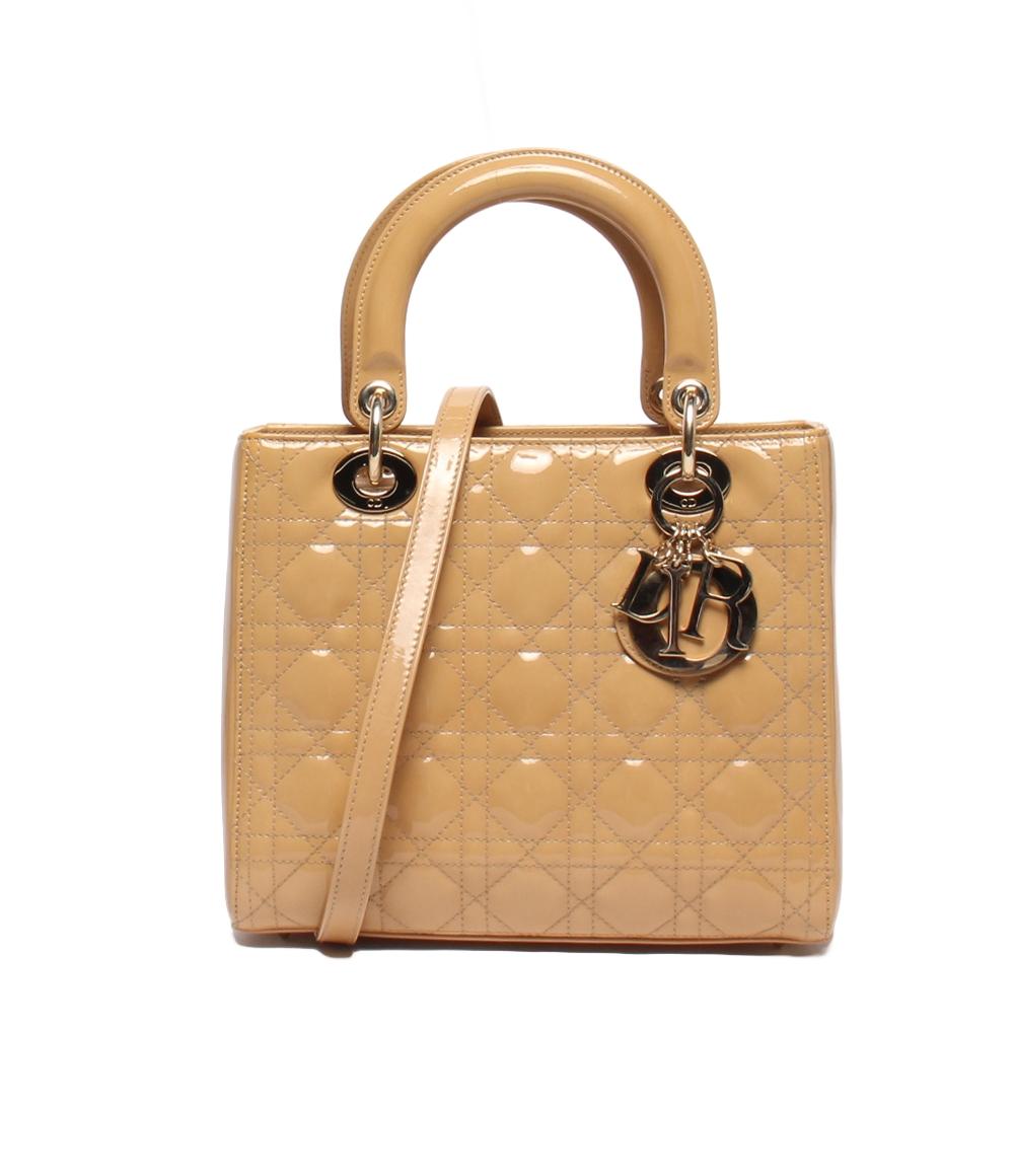 Christian Dior 2wayハンドバッグ ショルダーバッグ 肩掛け カナージュ