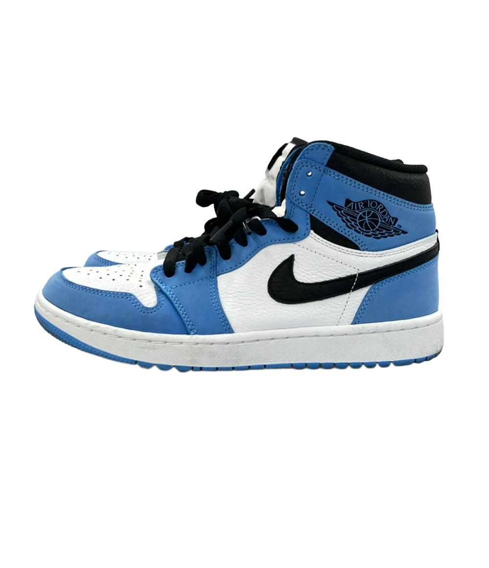 NIKE ハイカットスニーカー ゴルフシューズ エア ジョーダン 1 ハイ ゴルフ DQ0660-400 メンズ SIZE 27.0 (L) ナイキ