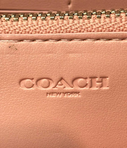 コーチ ラウンドファスナー長財布 レディース COACH