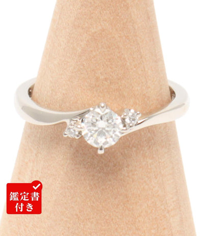 美品 I-PRIMO リング 指輪 Pt950 ダイヤ 0.323ct 0.02ct レディース SIZE 11号 アイプリモ