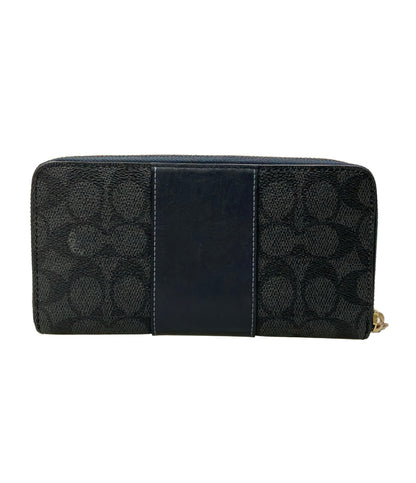 COACH ラウンドファスナー長財布 シグネチャー 31546 レディース コーチ