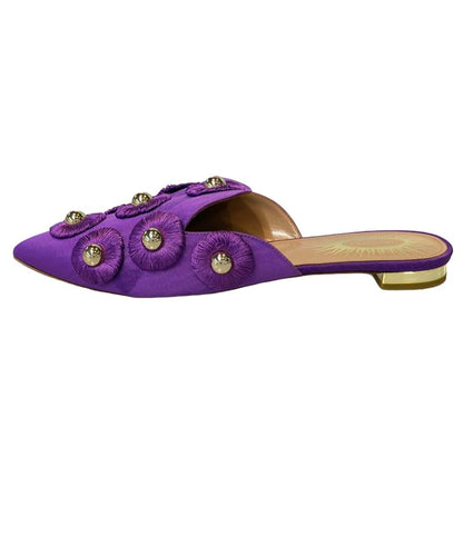 アクアズーラ ミュール レディース SIZE 37 (M) AQUAZZURA