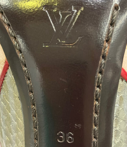 LOUIS VUITTON スリングバックサンダル コラボ 村上隆 BR0053 レディース SIZE 36 (23.5cm) ルイ・ヴィトン