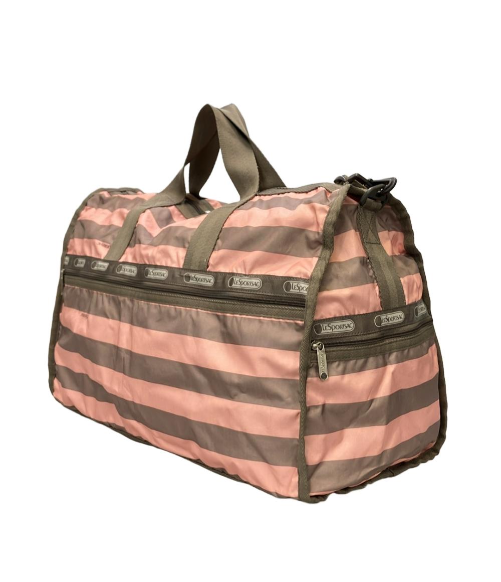 美品 LeSportsac 2way ボストンバッグ ショルダーバッグ 斜め掛け 肩掛け レディース レスポートサック