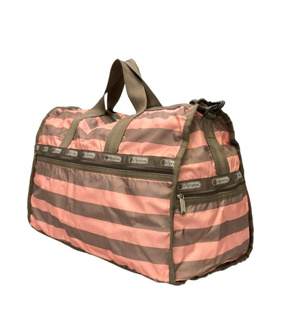 美品 LeSportsac 2way ボストンバッグ ショルダーバッグ 斜め掛け 肩掛け レディース レスポートサック