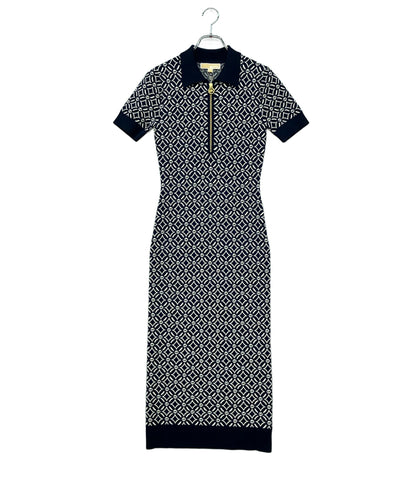 美品 MICHAEL KORS 半袖ニットワンピース JF4820FJL レディース SIZE XS マイケルコース