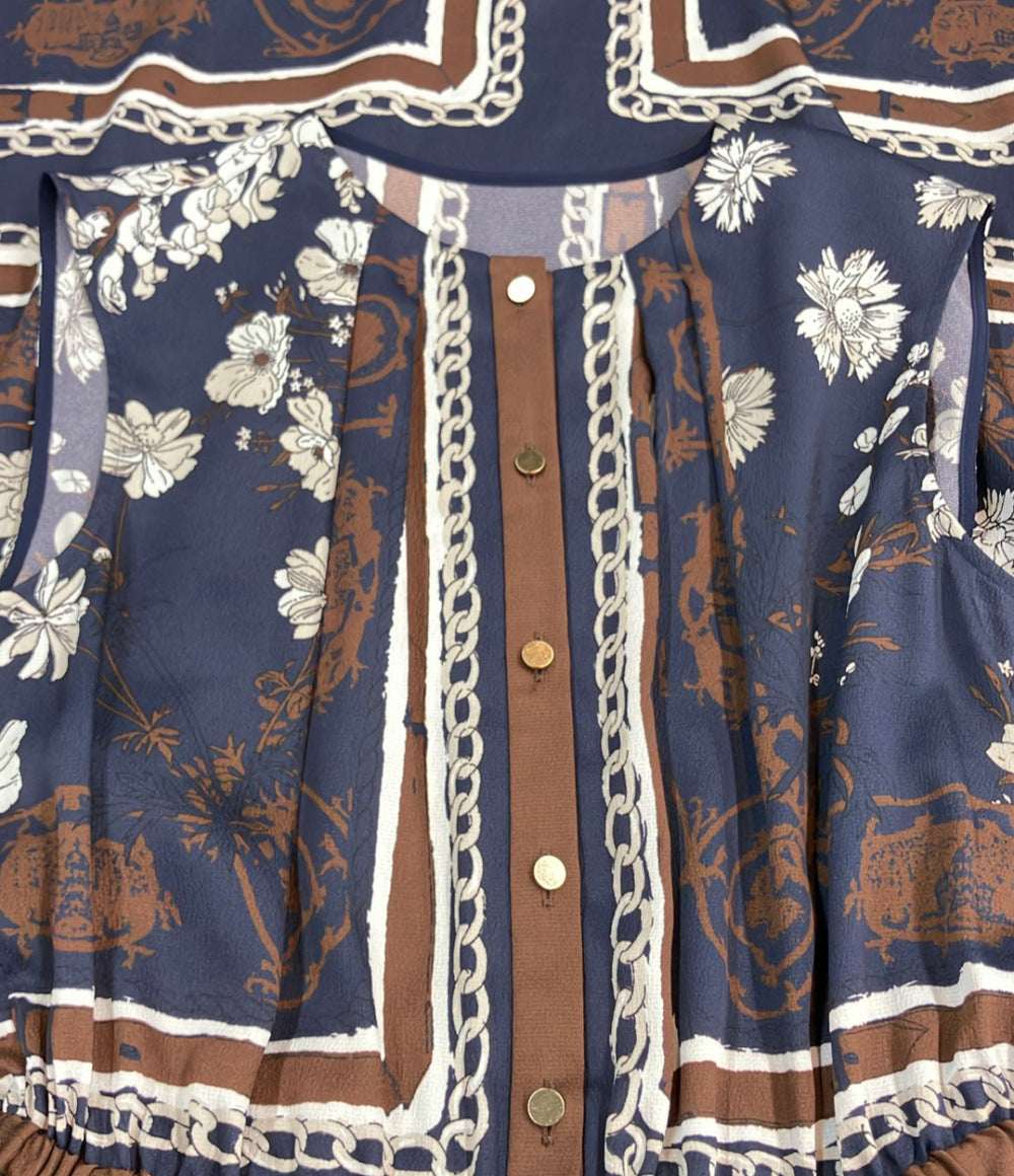 美品 ANAYI ノースリーブ ワンピース ペチコート付き レディース SIZE 36 (S) アナイ
