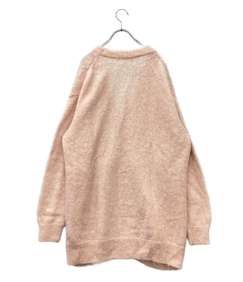 AURALEE 長袖カーディガン モヘア 22AW BRUSHED SUPER KID MOHAIR KNIT