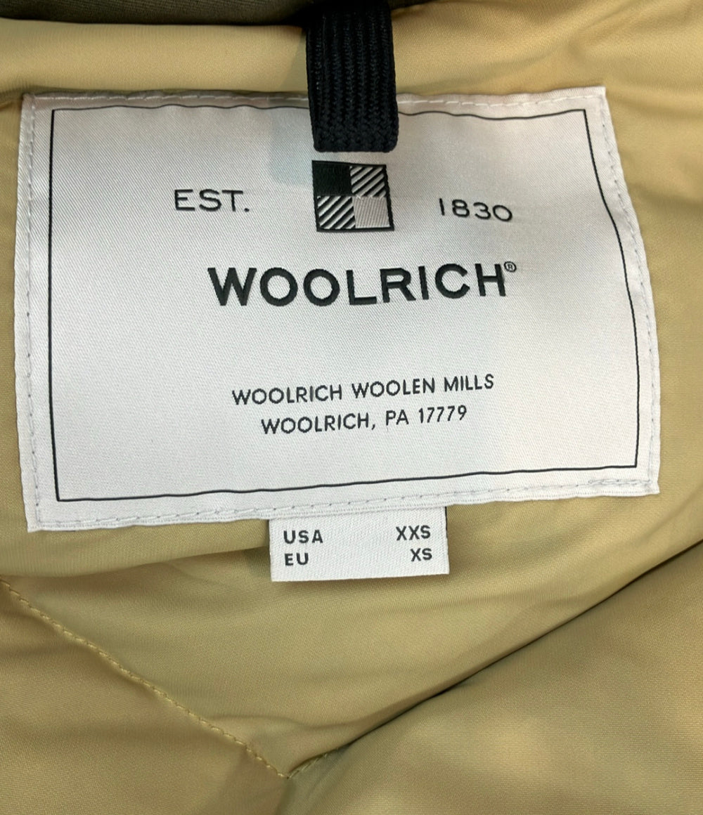 WOOLRICH ダウンジャケット カーキ ナイロン インポート WOOU0297 レディース SIZE XXS (S) ウールリッチ