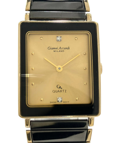 gianni accardi 腕時計 クオーツ ゴールド GA-090M レディース ジャンニ・アッカルディ