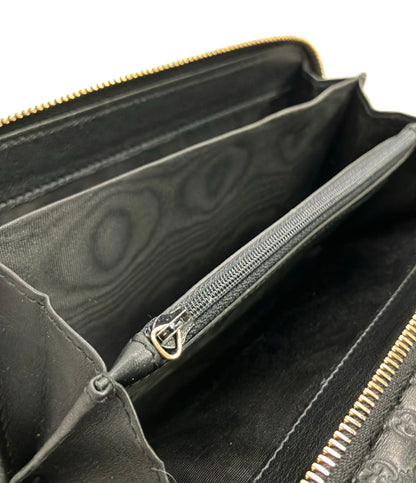 GUCCI ラウンドファスナー二つ折り長財布 マイクログッチシマ 449364 2149 レディース グッチ