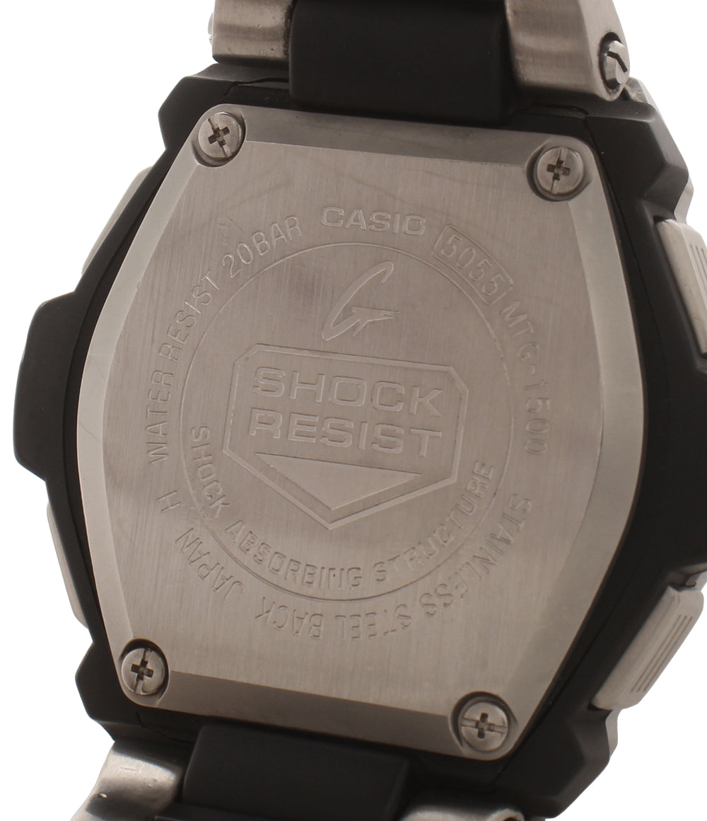 CASIO 腕時計 電波ソーラー G-SHOCK ソーラー MTG-1500 メンズ カシオ