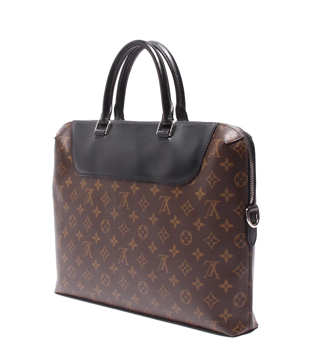 ルイヴィトン ビジネスバッグ ブリーフケース ポルト・ドキュマン・ジュール モノグラム・マカサー M54019 メンズ LOUIS VUITTON