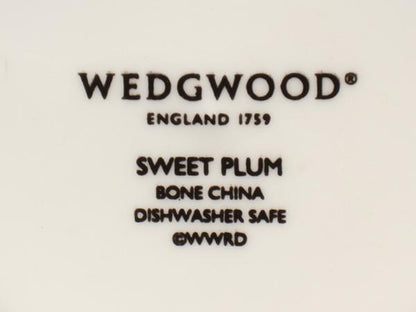 美品 WEDGWOOD カップ＆ソーサー 2客セット ペア スウィートプラム ウエッジウッド