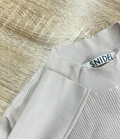 スナイデル 長袖ワンピース シアーレイヤード  ニット レディース SIZE 0 (XS) snidel