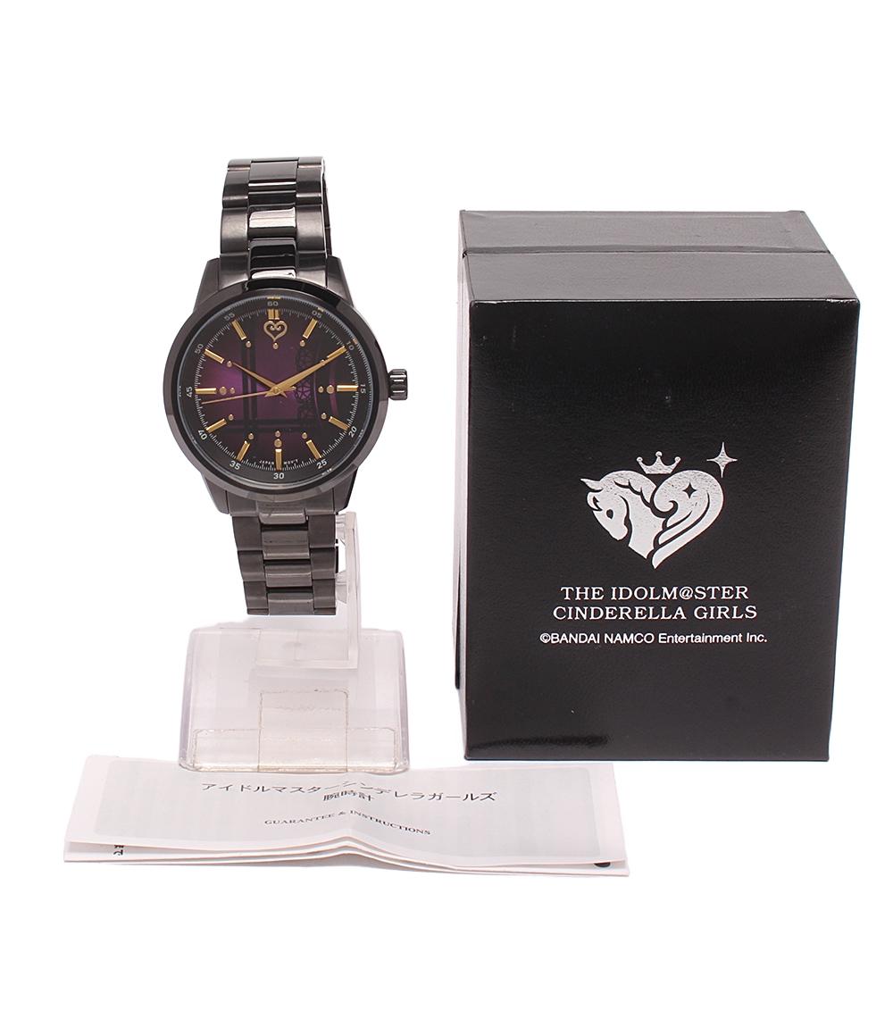 SuperGroupies 腕時計 アイドルマスターシンデレラガールズ 宮本フレデリカモデル クオーツ パープル メンズ