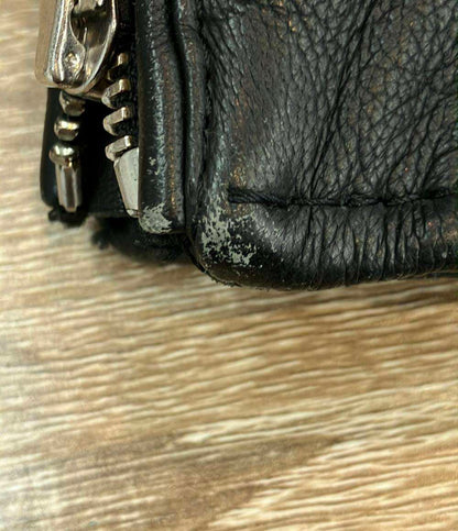 DIESEL レザージャケット ライダース シープ スキン 裏地レッド インポート メンズ SIZE M ディーゼル