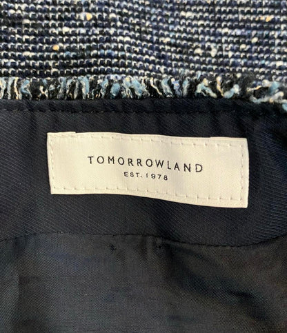 トゥモローランド セットアップ ツイードノーカラージャケット スカート レディース SIZE 34 (XS) TOMORROWLAND