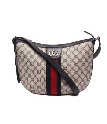 美品 GUCCI ショルダーバッグ 斜め掛け 肩掛け オフィディア GGスプリーム 598125 498879 レディース グッチ