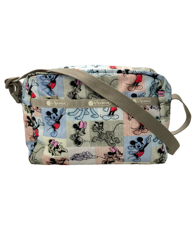 美品 LeSportsac Disney ショルダーバッグ 斜め掛け ミッキーマウス ミニーマウス レディース レスポートサック ディズニー