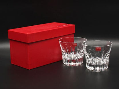 美品 Baccarat イヤーター グラス 2点セット ペア 2011 エトナ バカラ