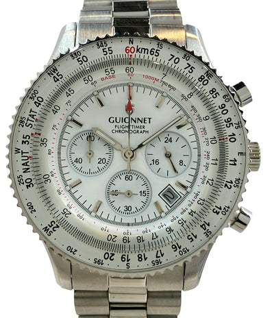 GUIONNET 腕時計 クオーツ ホワイト メンズ ギオネ